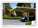 Carport double G13+M13 6.5x5.99m + cloisons et rive Breeze – Morhange 57 